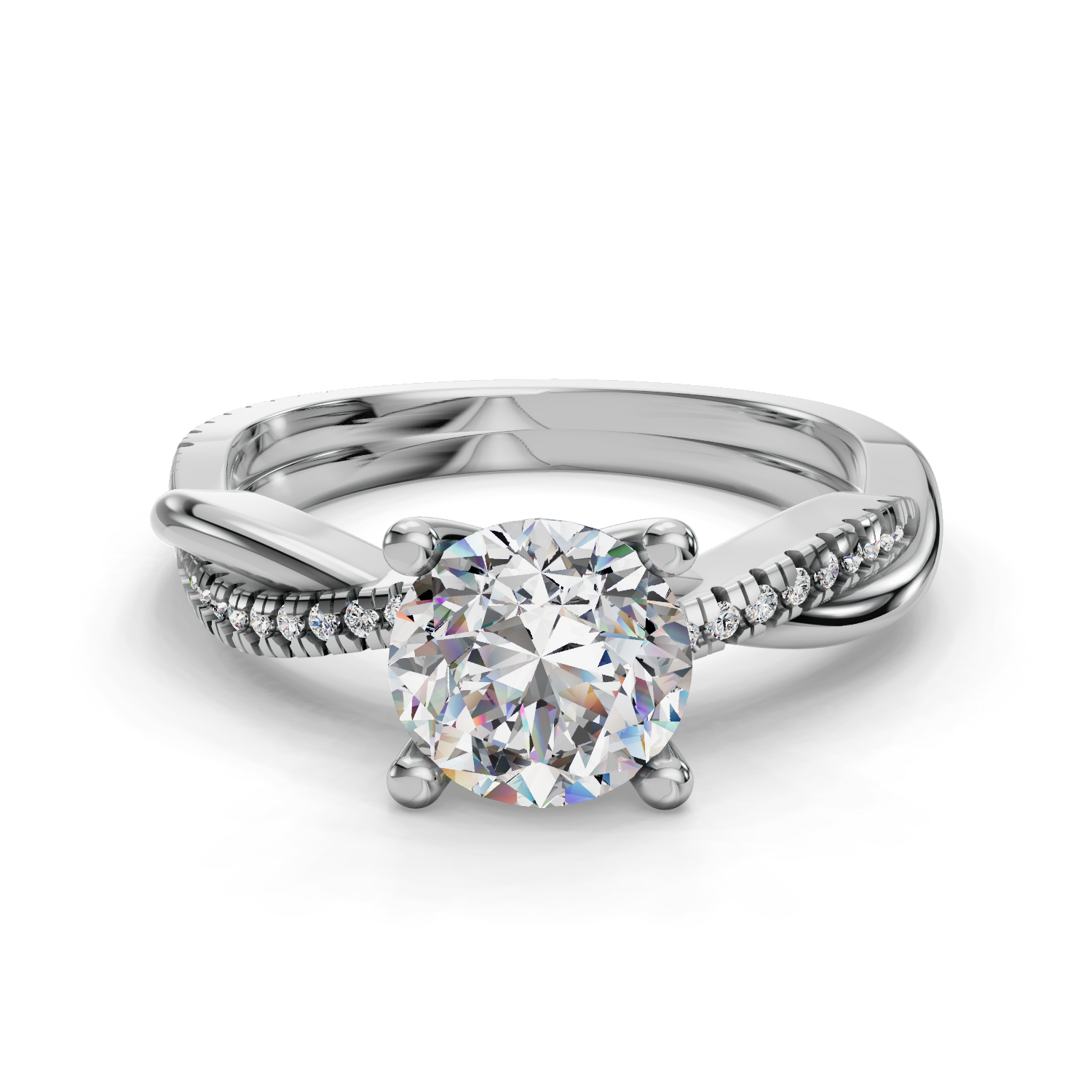 Ocean Twisted Engagement Ring