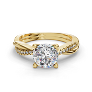 Ocean Twisted Engagement Ring