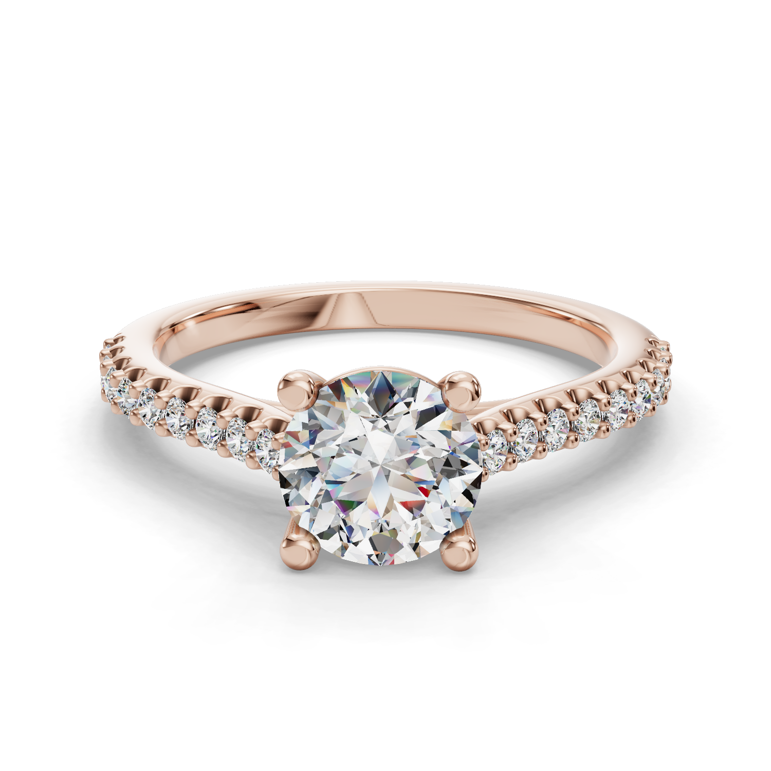 Twilight Half Coverage Engagement Ring