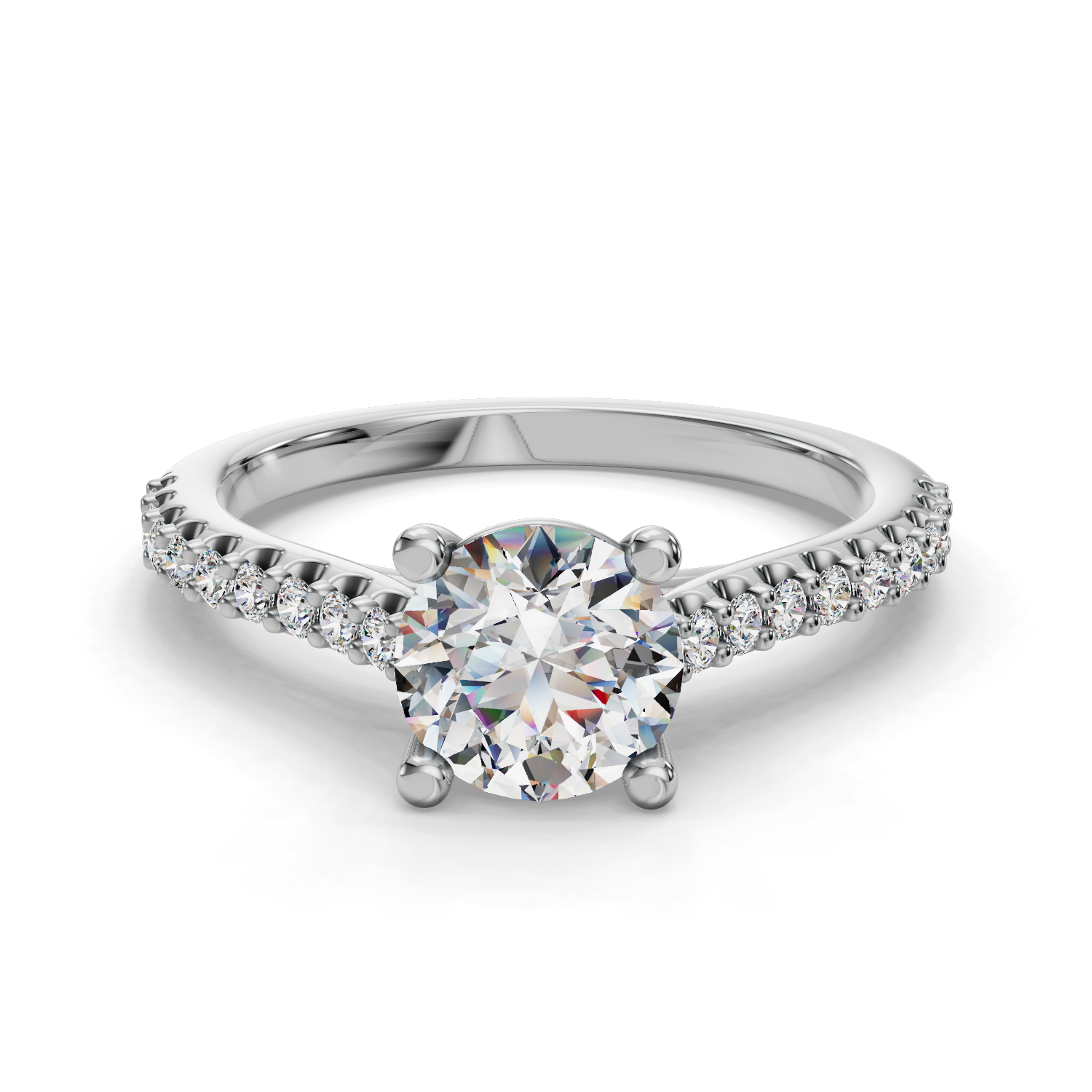 Twilight Half Coverage Engagement Ring