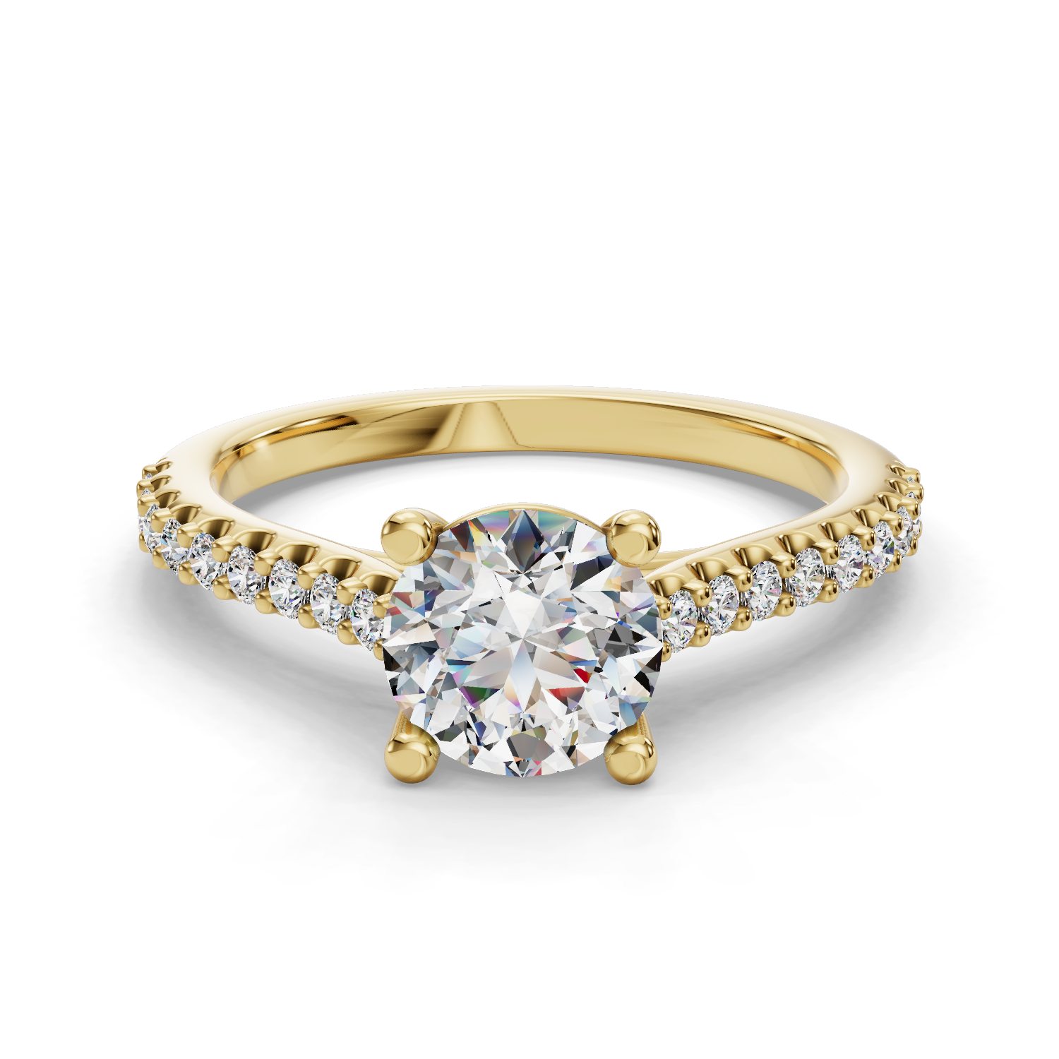 Twilight Half Coverage Engagement Ring