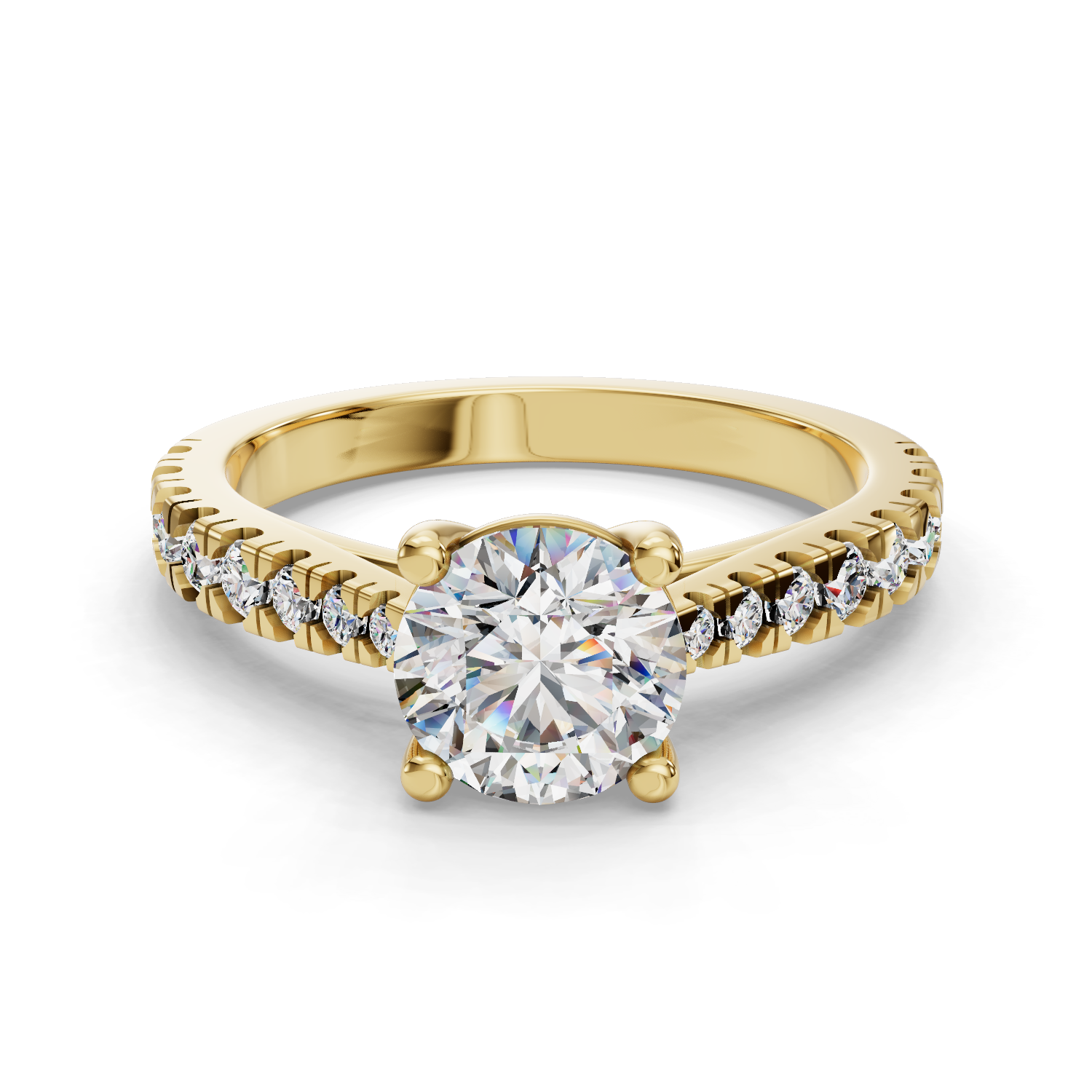 Frost Half Coverage Engagement Ring