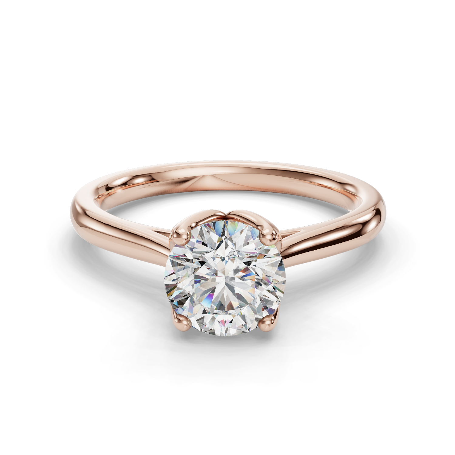 Velvet Solitaire Engagement Ring