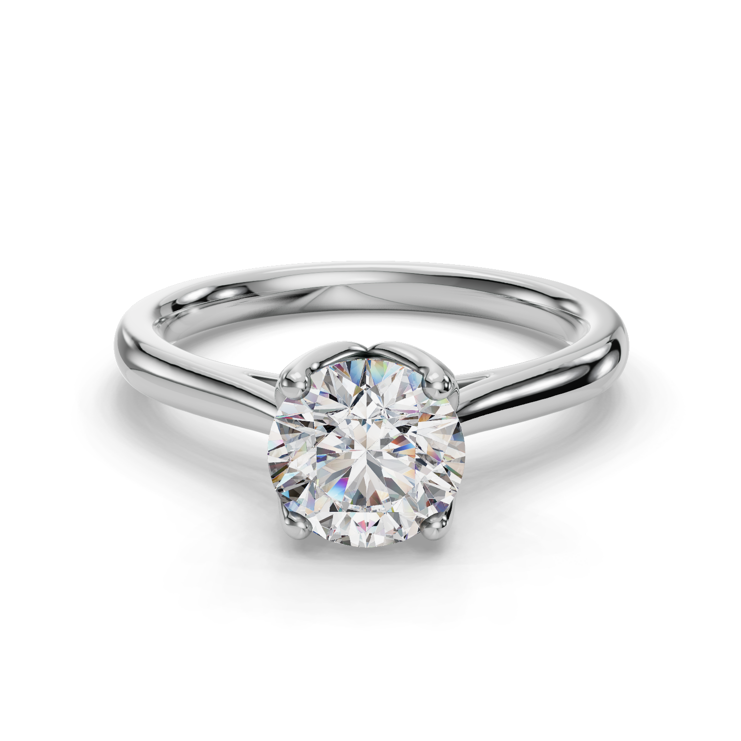 Velvet Solitaire Engagement Ring