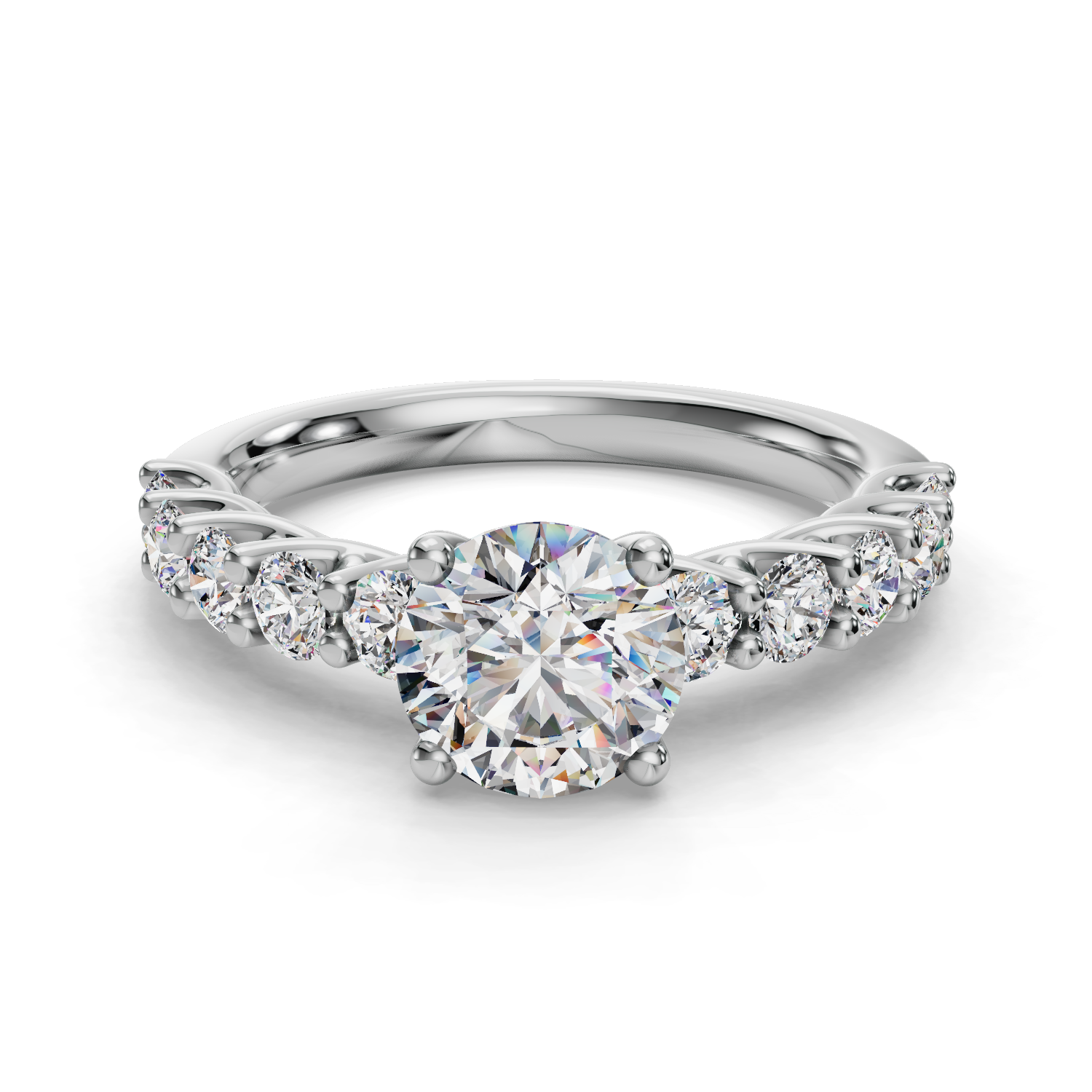 Sapphire Vintage-Inspired Engagement Ring