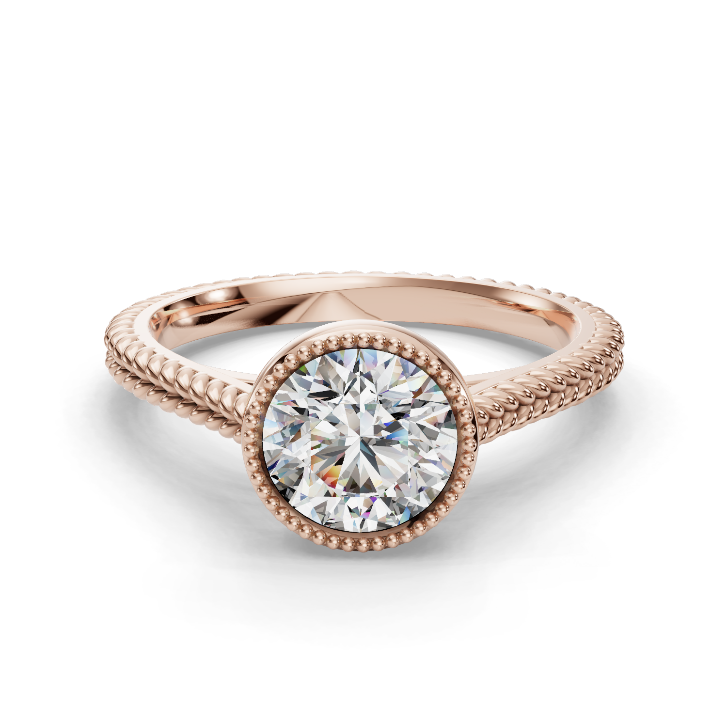 Endless Bezel Engagement Ring