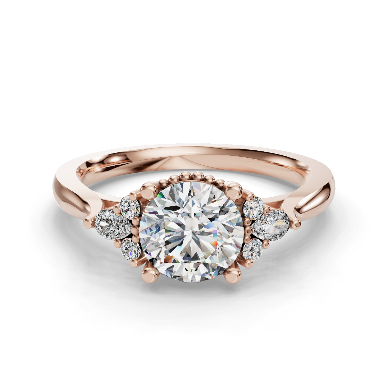 Fenella Three Stone Engagement Ring