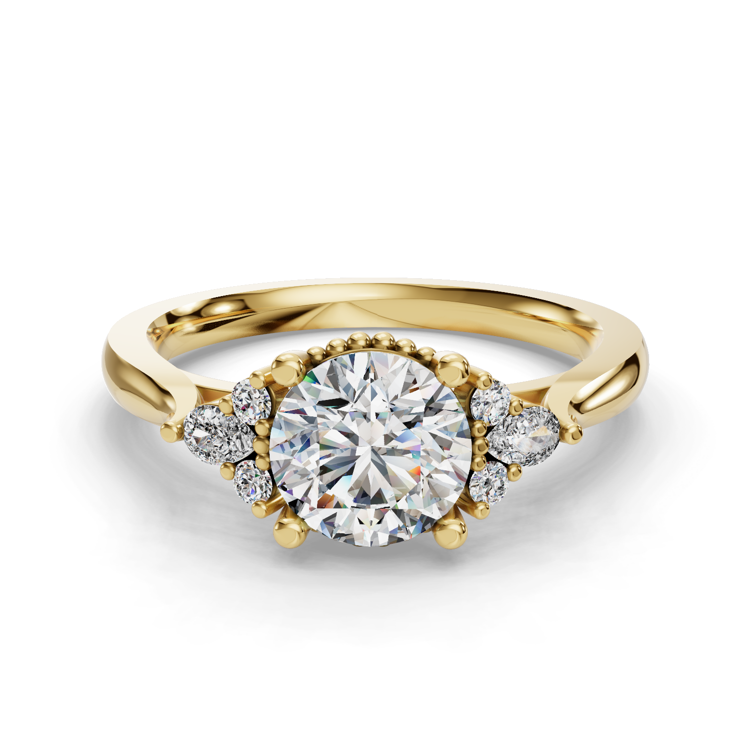 Fenella Three Stone Engagement Ring