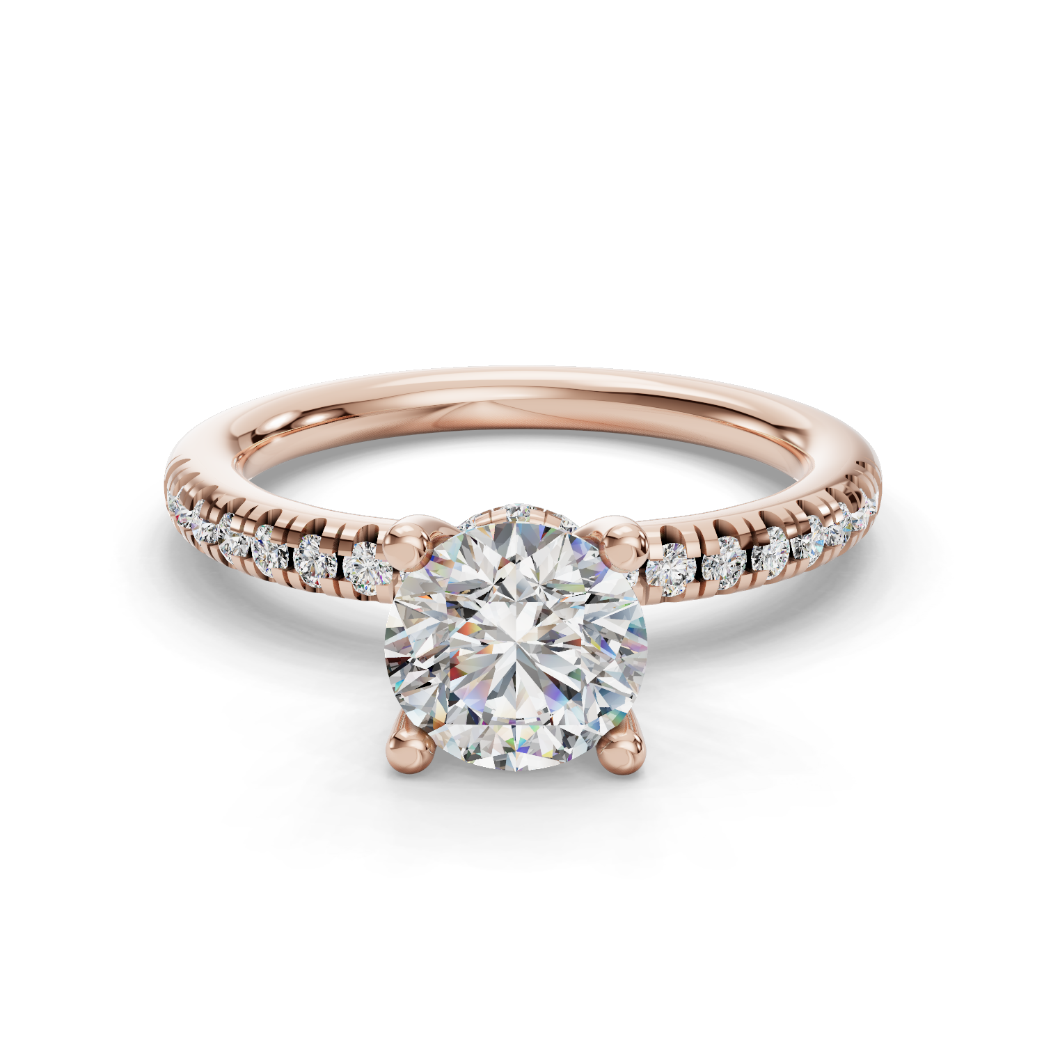 Snowdrop Half Coverage Engagement Ring