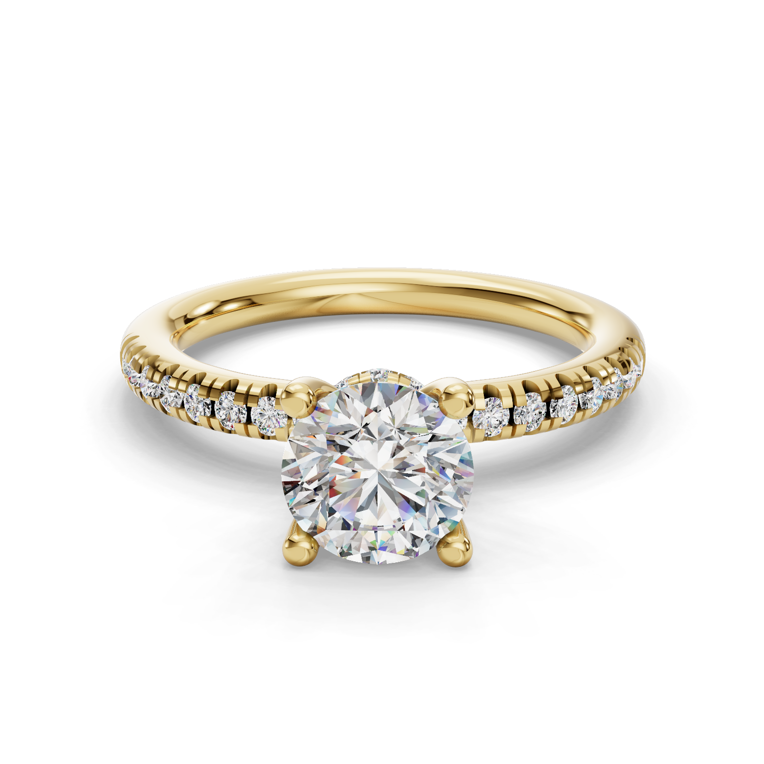 Snowdrop Half Coverage Engagement Ring