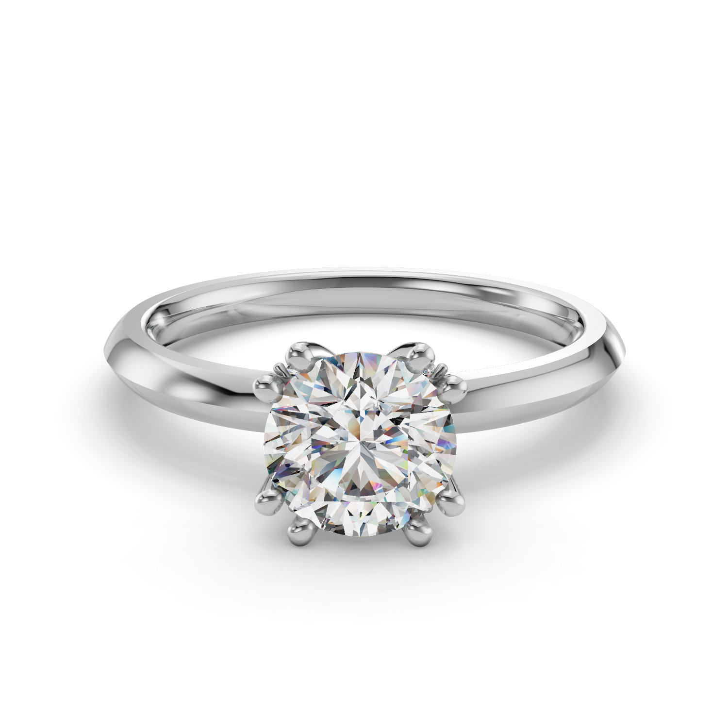 Urania Eight-Prong Solitaire Engagement Ring