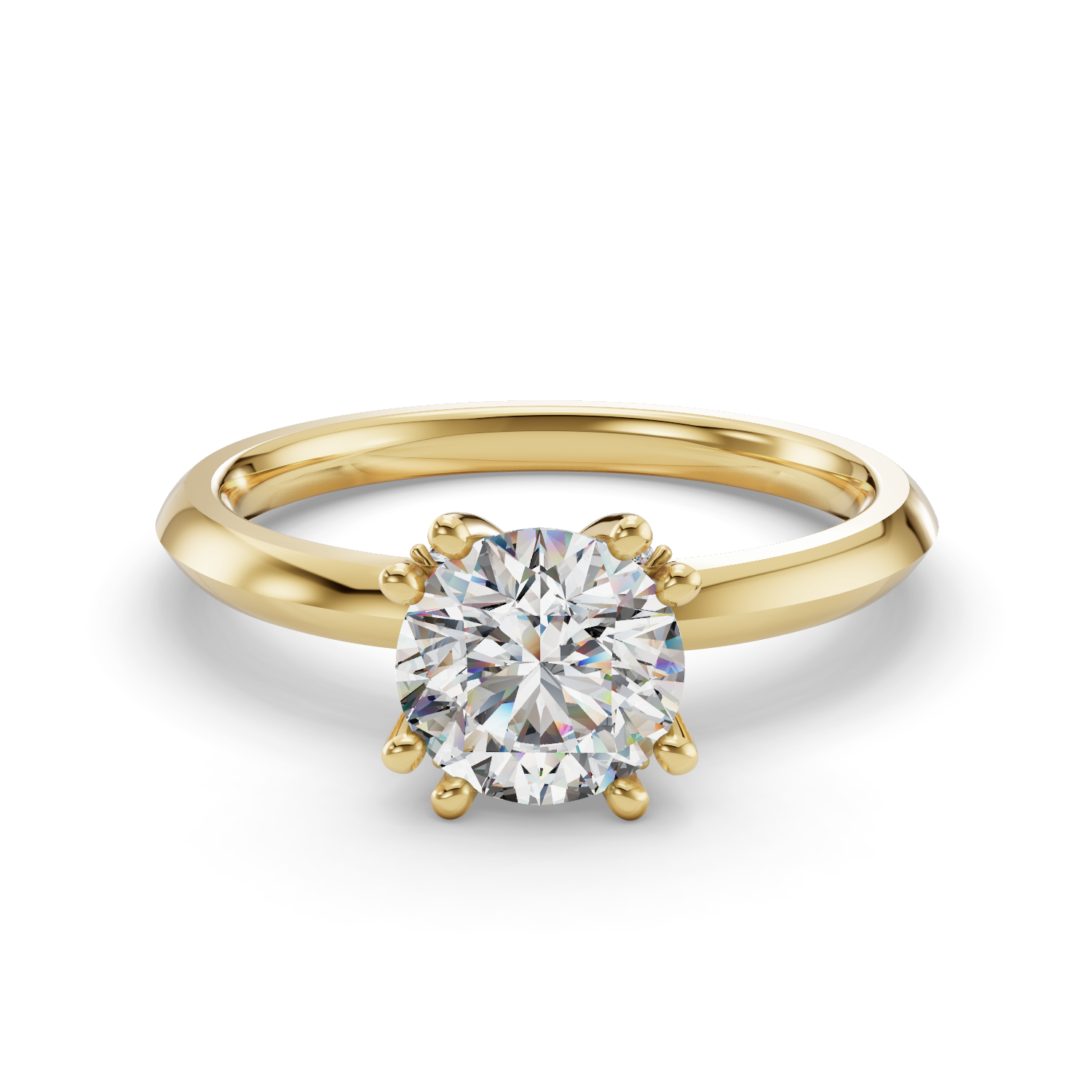 Urania Eight-Prong Solitaire Engagement Ring