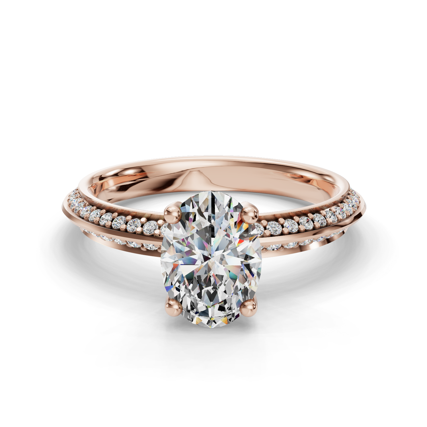 Promise Three-Quarter Coverage Engagement Ring