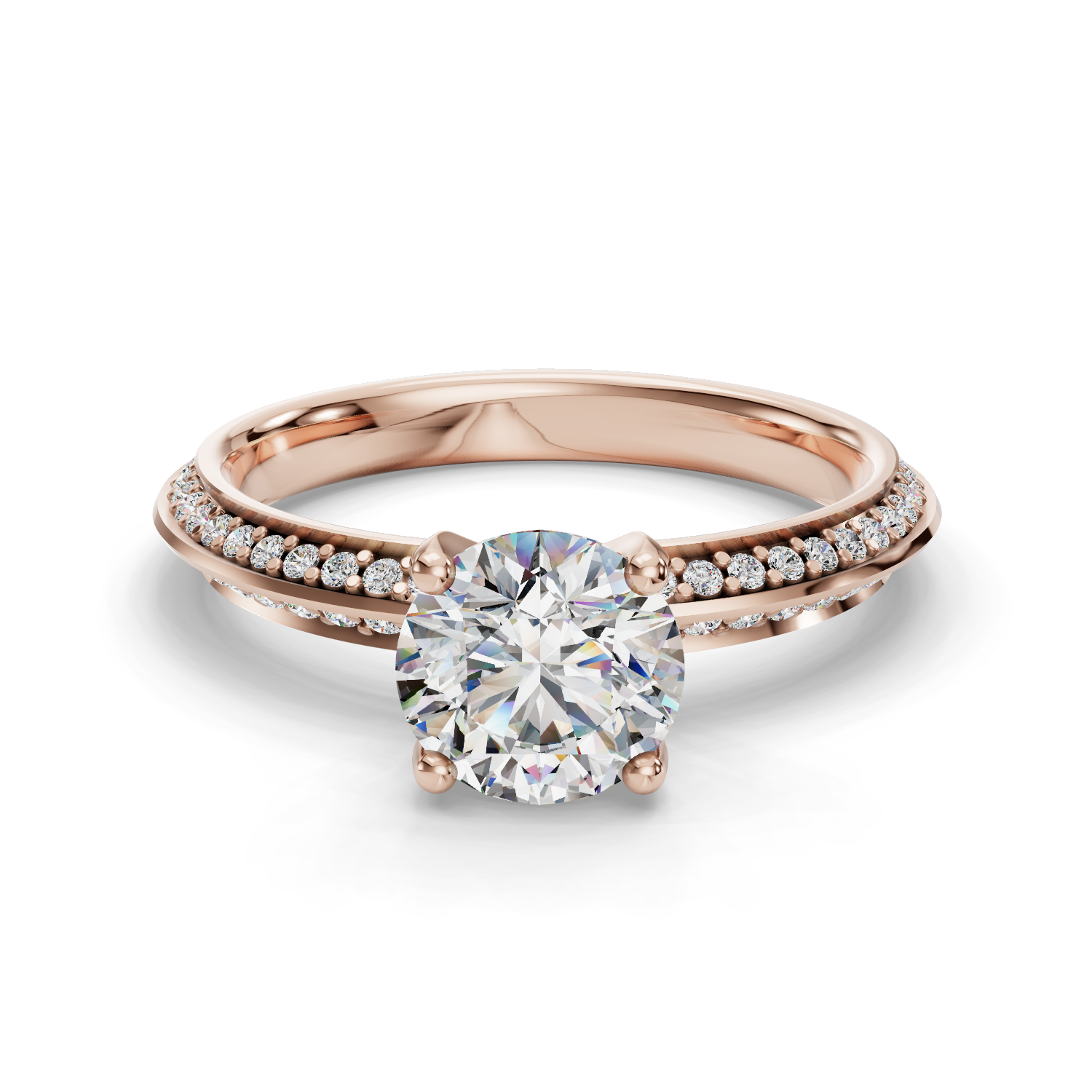 Promise Three-Quarter Coverage Engagement Ring