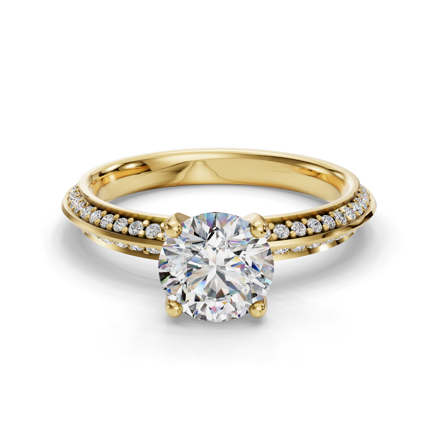 Promise Three-Quarter Coverage Engagement Ring