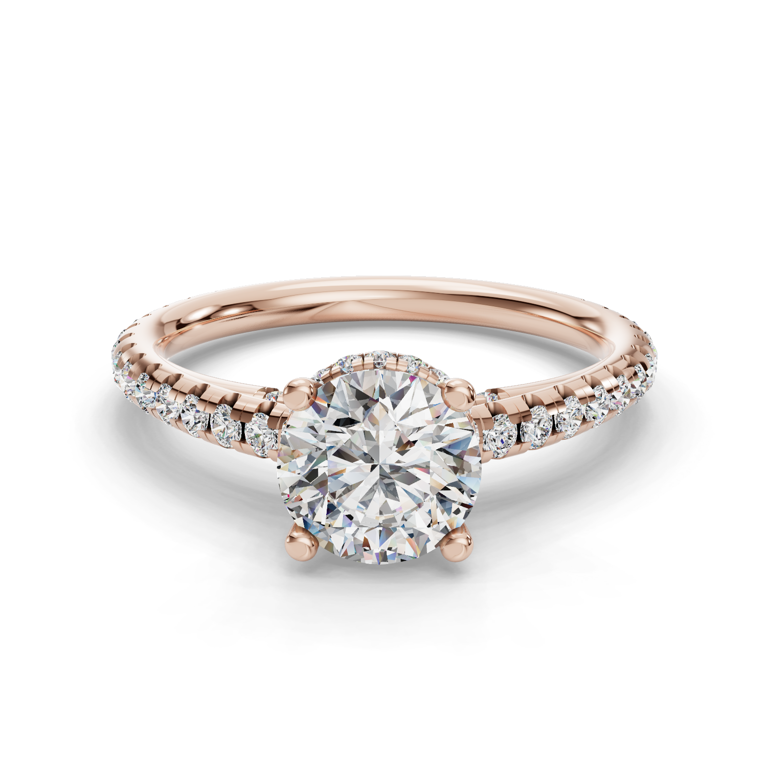 Enchant Three-Quarter Coverage Engagement Ring