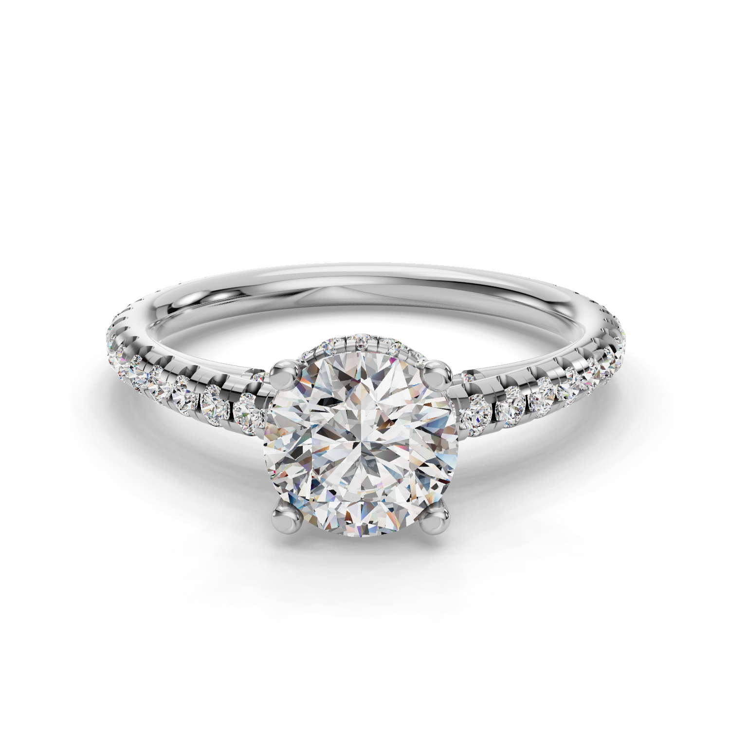 Enchant Three-Quarter Coverage Engagement Ring