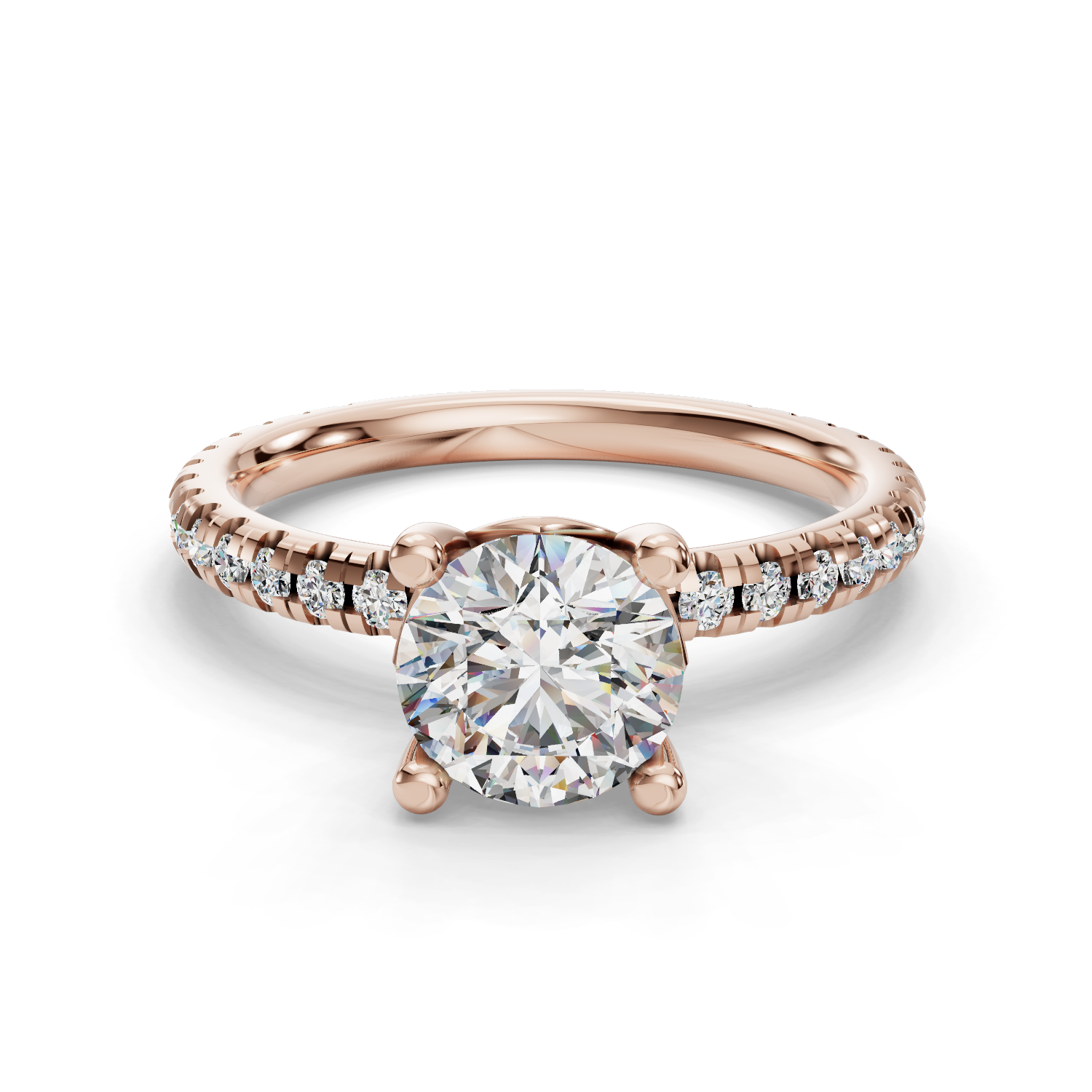 Desert Three-Quarter Coverage Engagement Ring