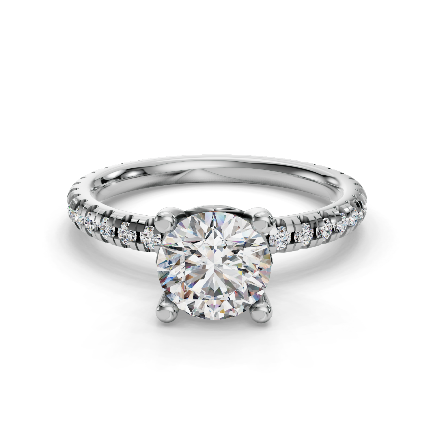 Desert Three-Quarter Coverage Engagement Ring