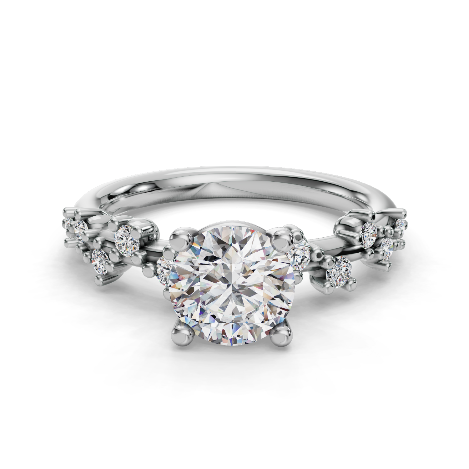 Crest Engagement Ring