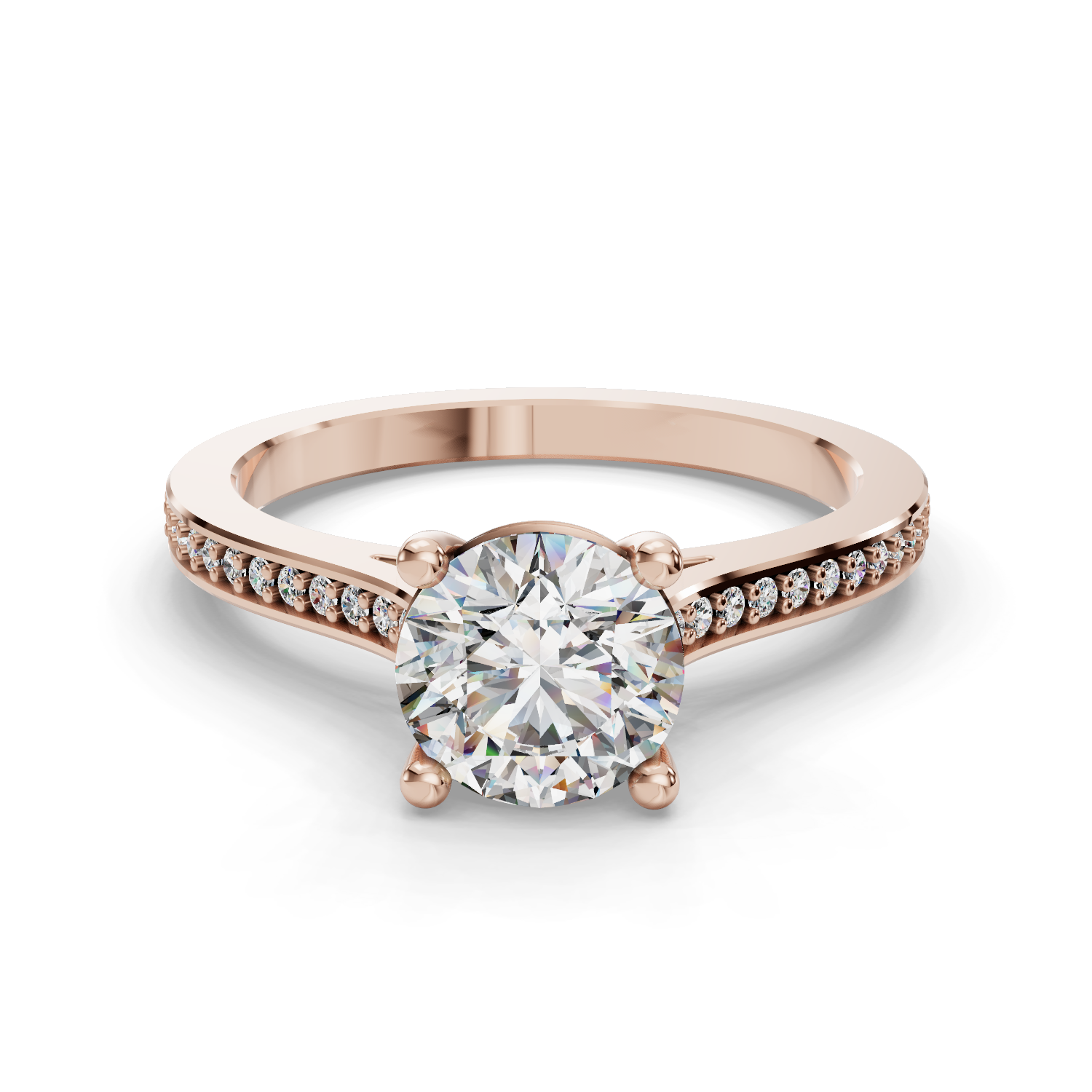 Ivory Three-Quarter Coverage Engagement Ring