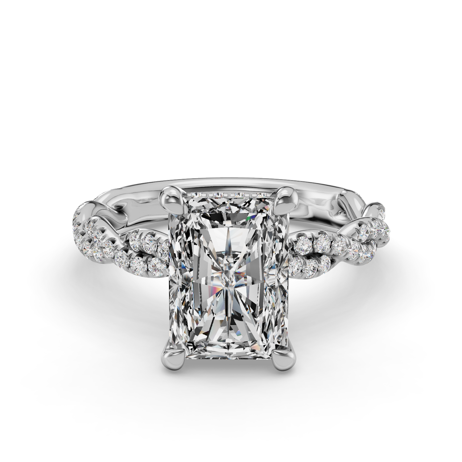 Althea Twisted Engagement Ring