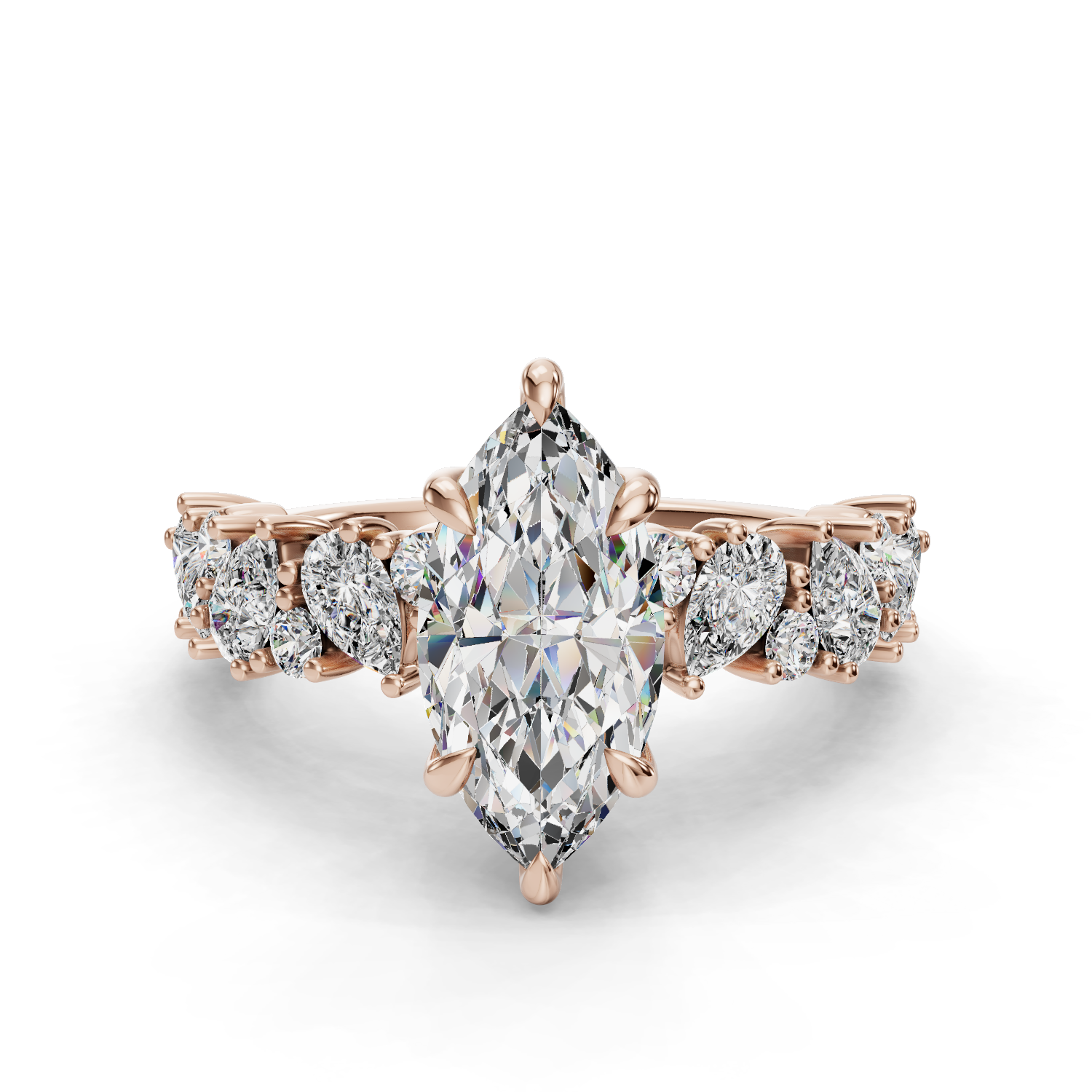 Angel’s Curve Engagement Ring