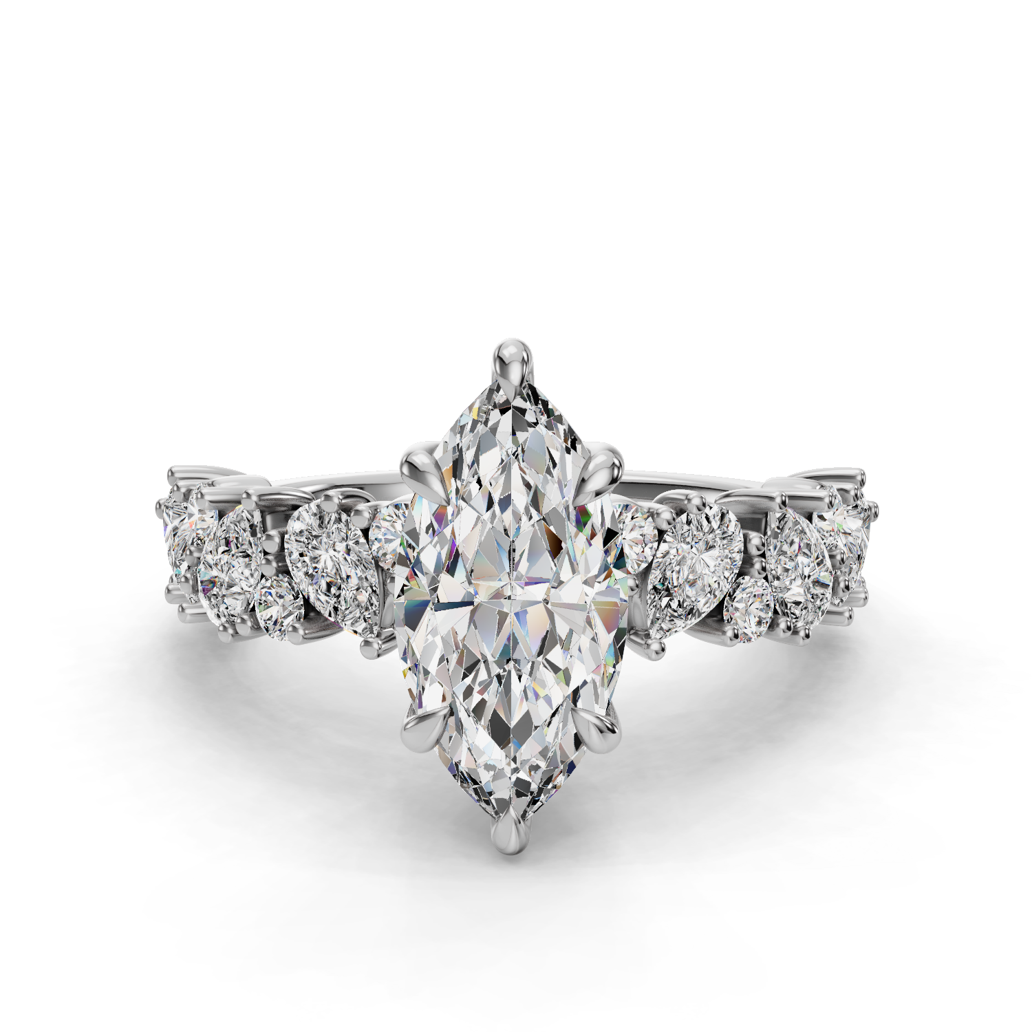 Angel’s Curve Engagement Ring