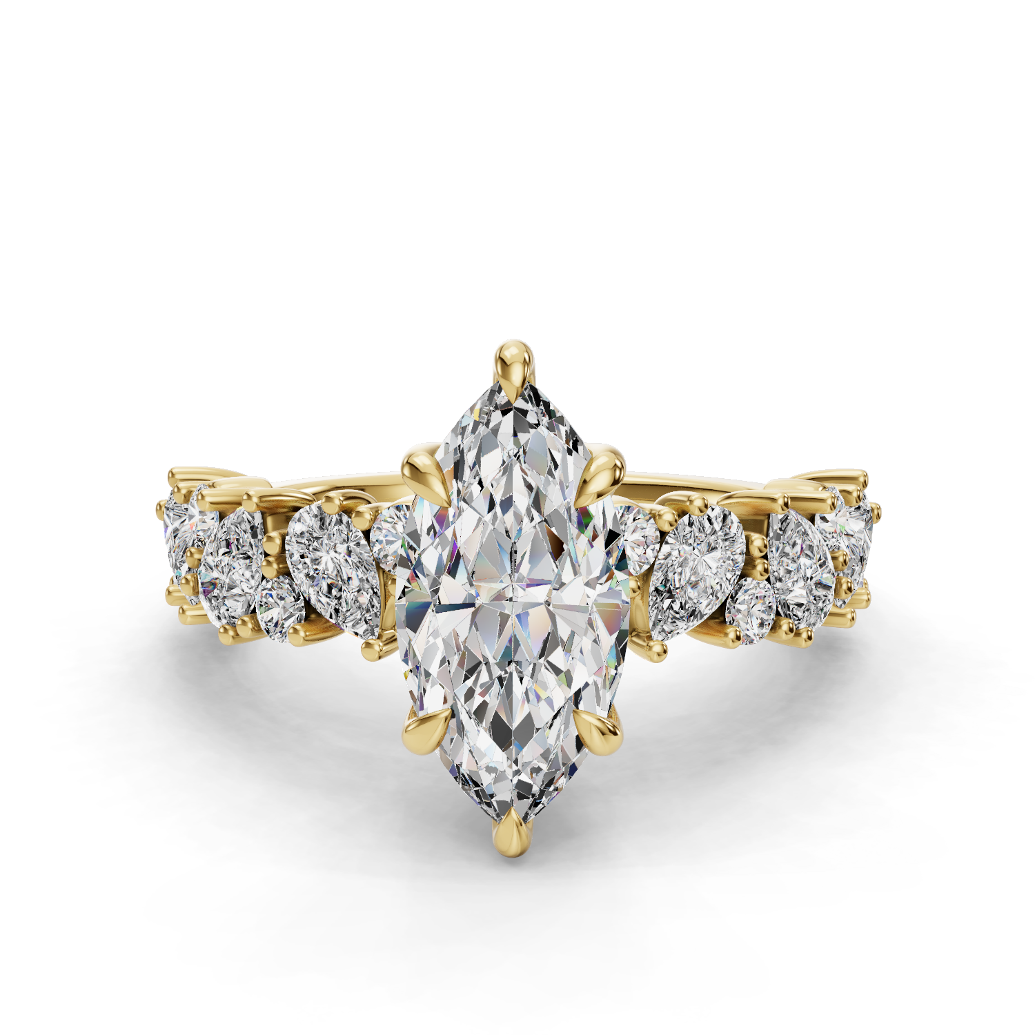 Angel’s Curve Engagement Ring