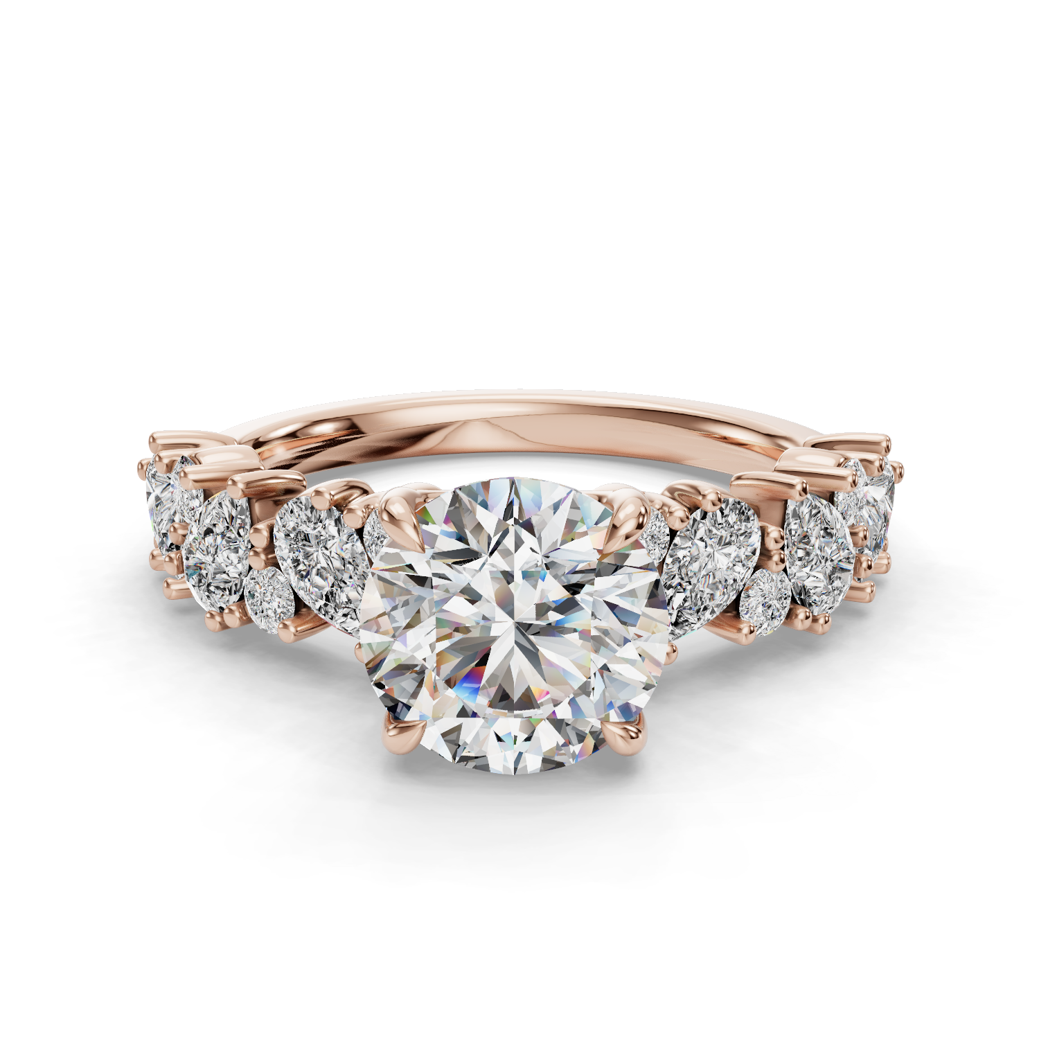 Angel’s Curve Engagement Ring