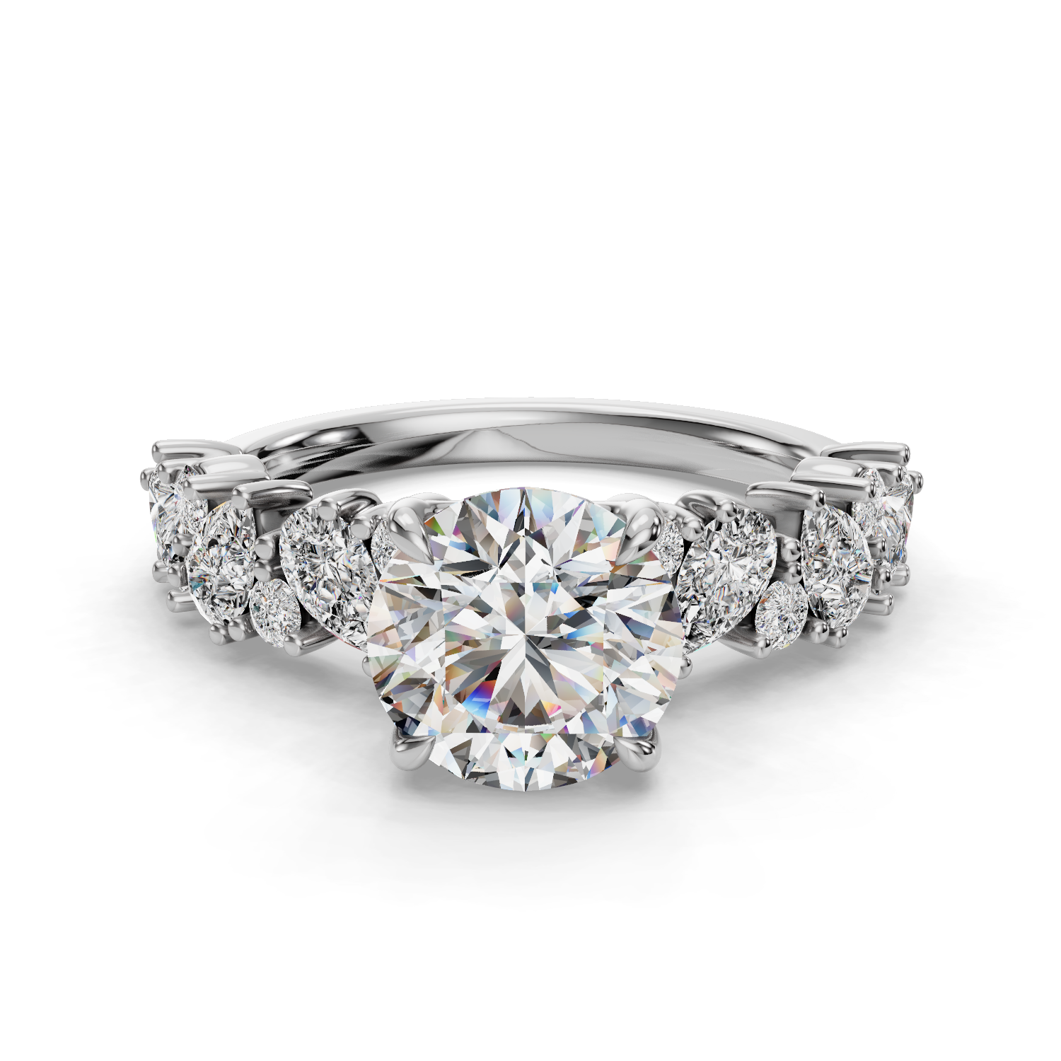 Angel’s Curve Engagement Ring
