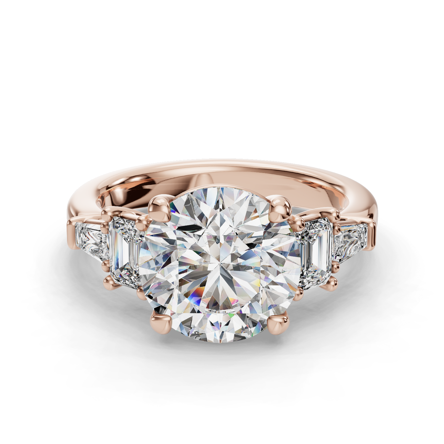 Soulmate’s Vow Five Stone Engagement Ring