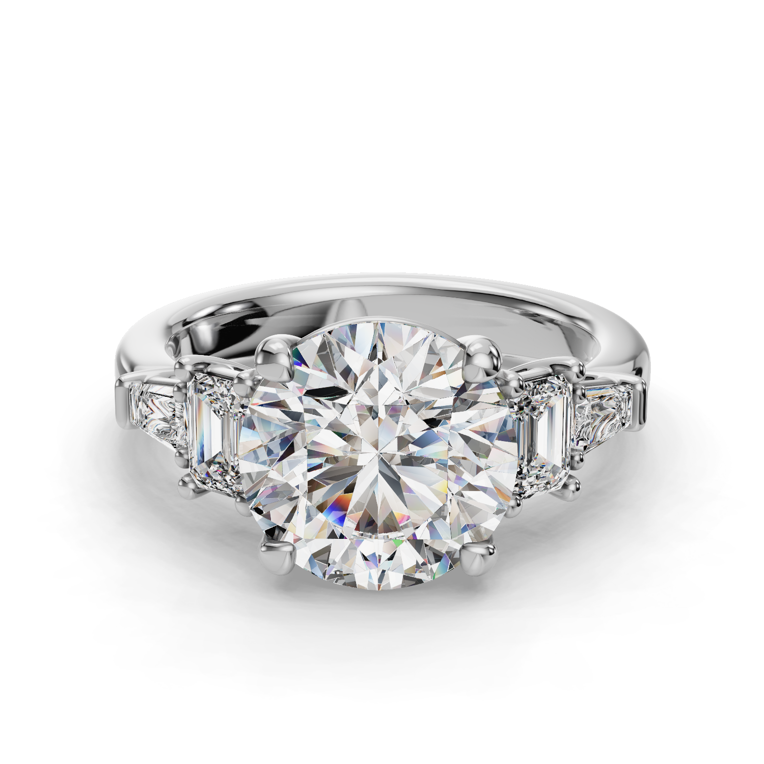 Soulmate’s Vow Five Stone Engagement Ring