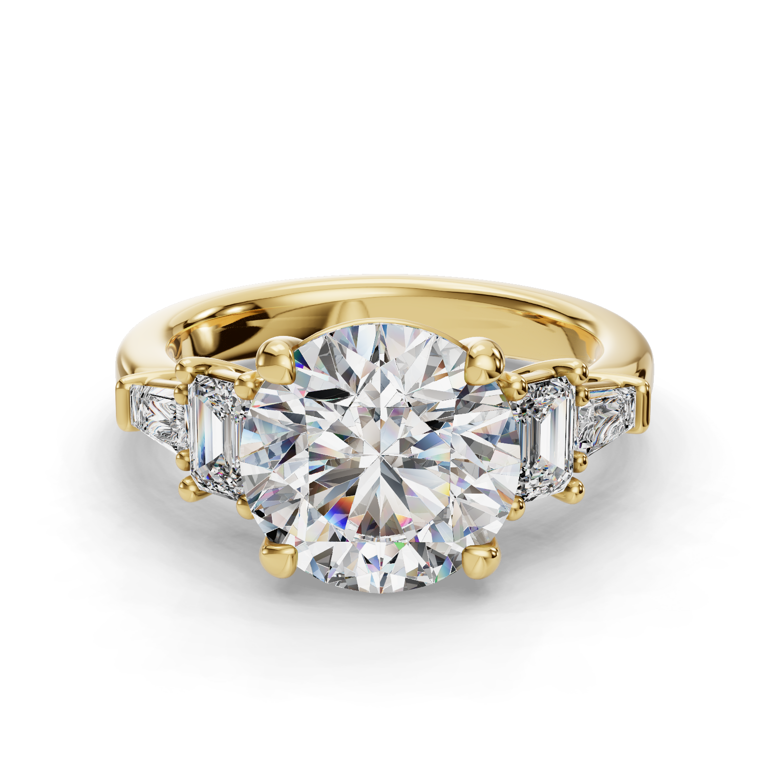 Soulmate’s Vow Five Stone Engagement Ring