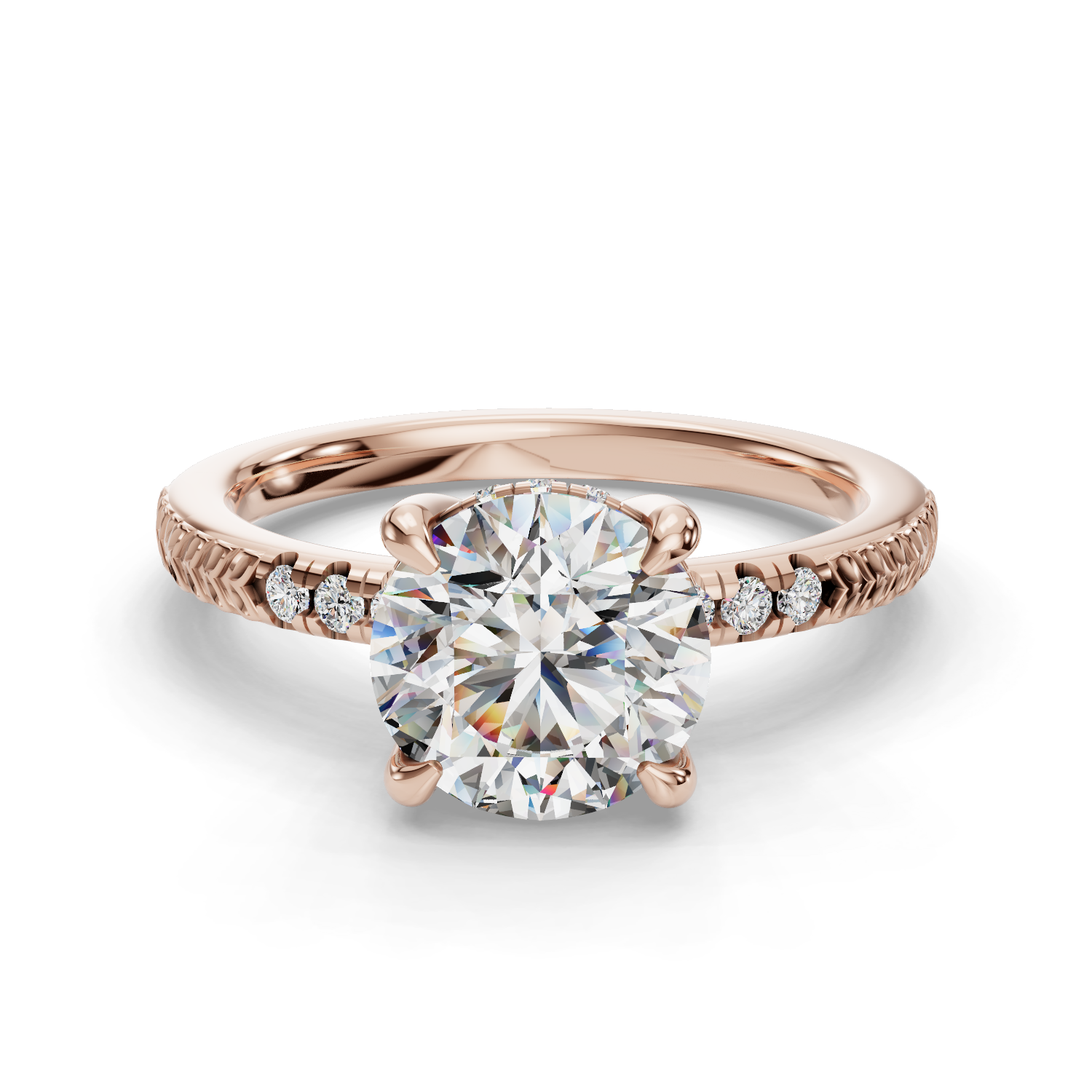 Belleza Hidden Halo Engagement Ring