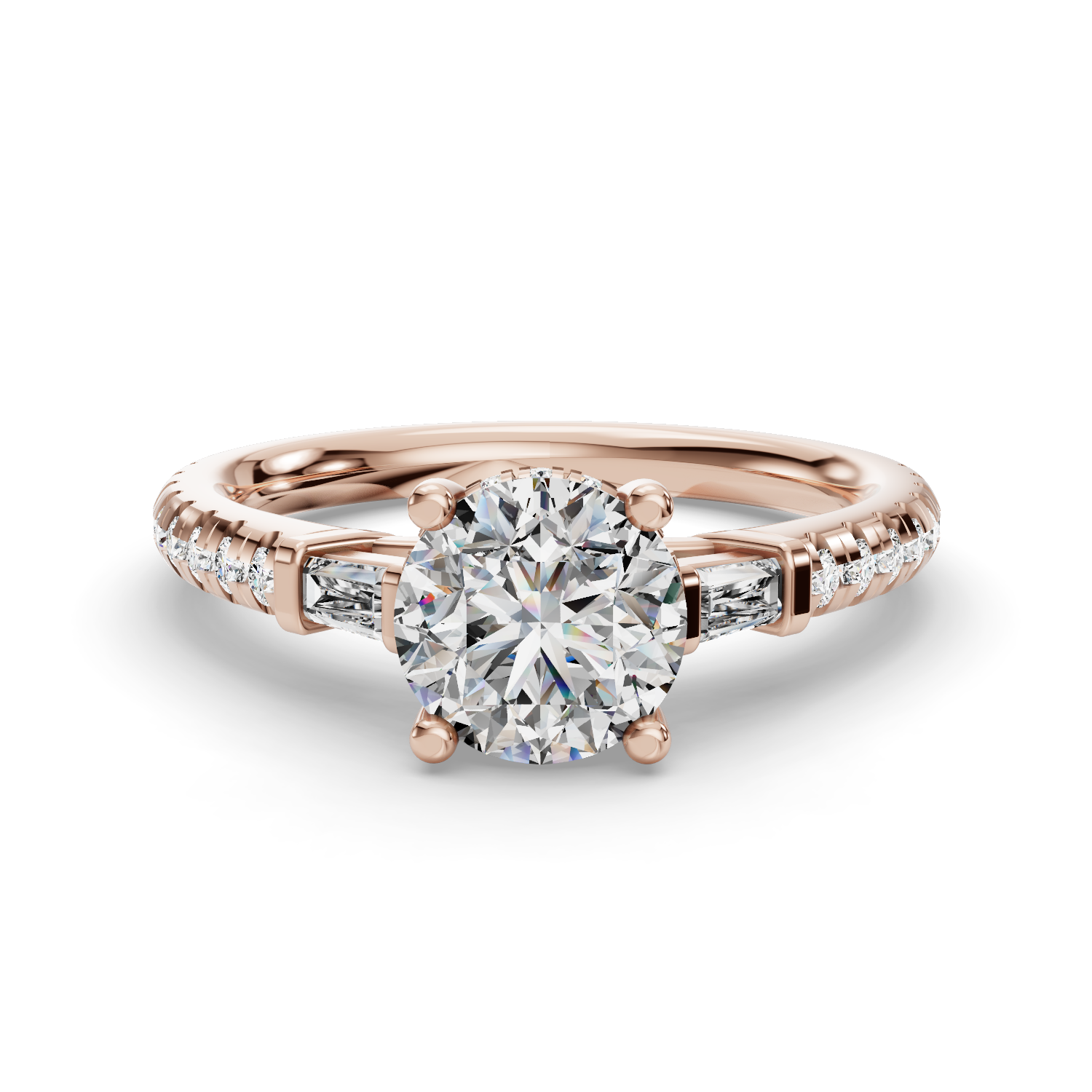 Grace Three-Stone Engagement Ring