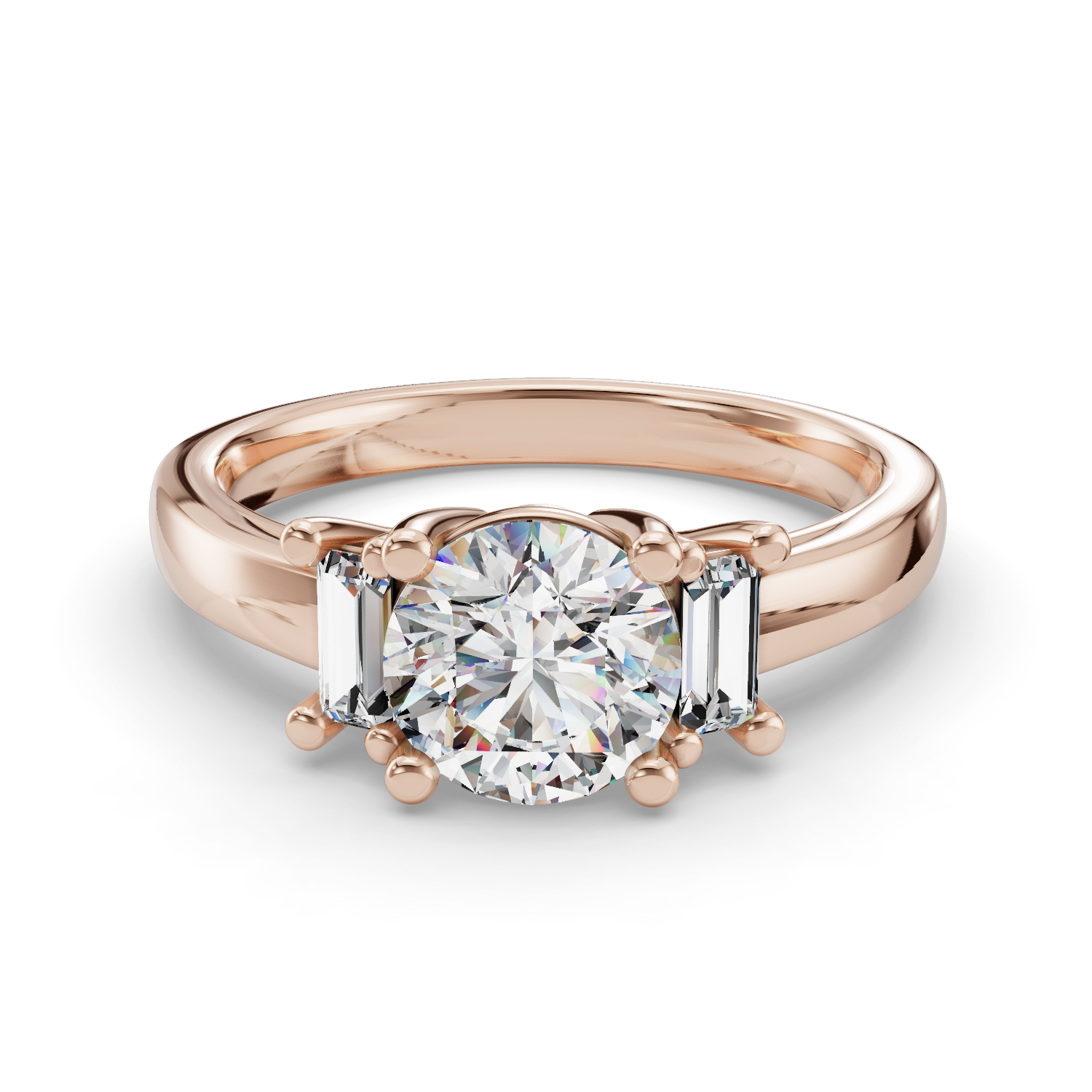Ever After Three Stone Engagement Ring
