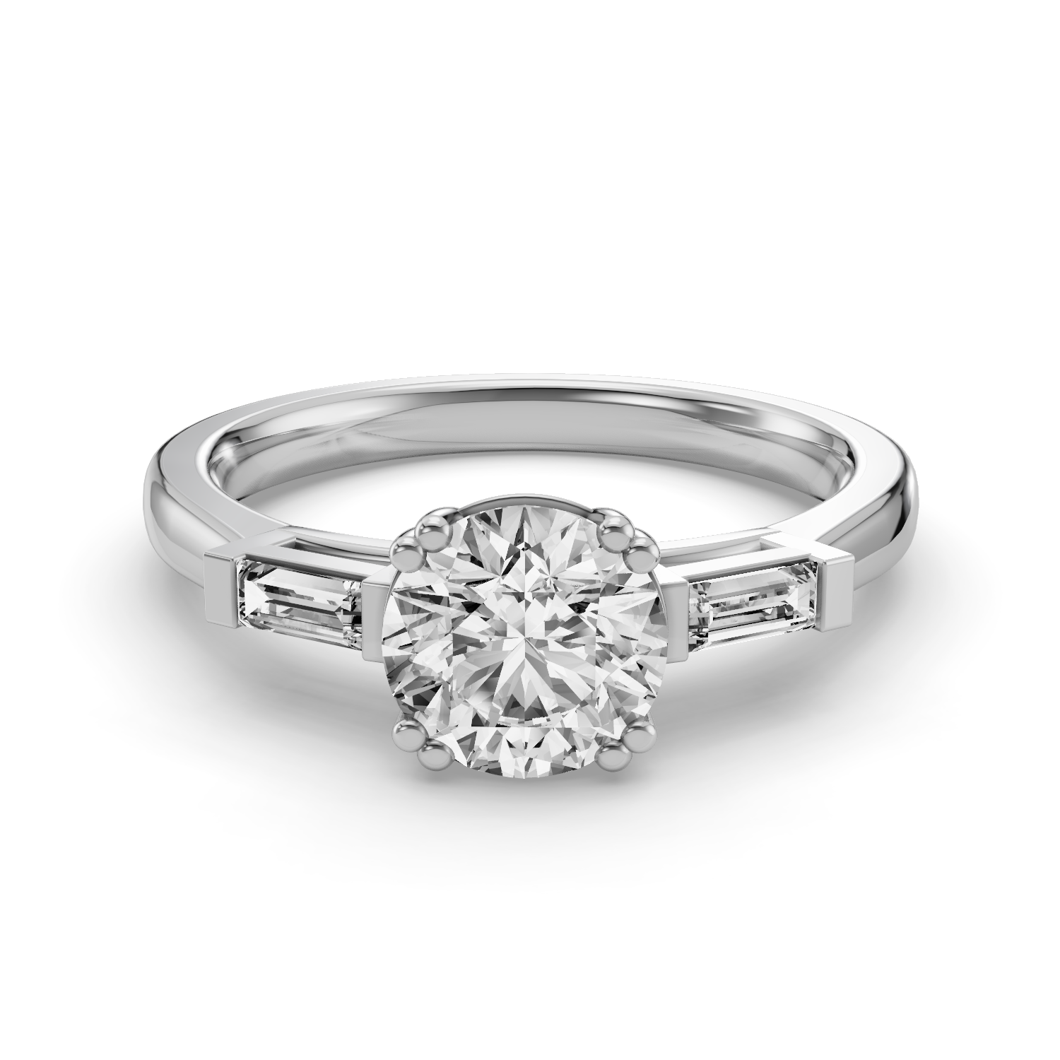 Our Forever Three Stone Engagement Ring