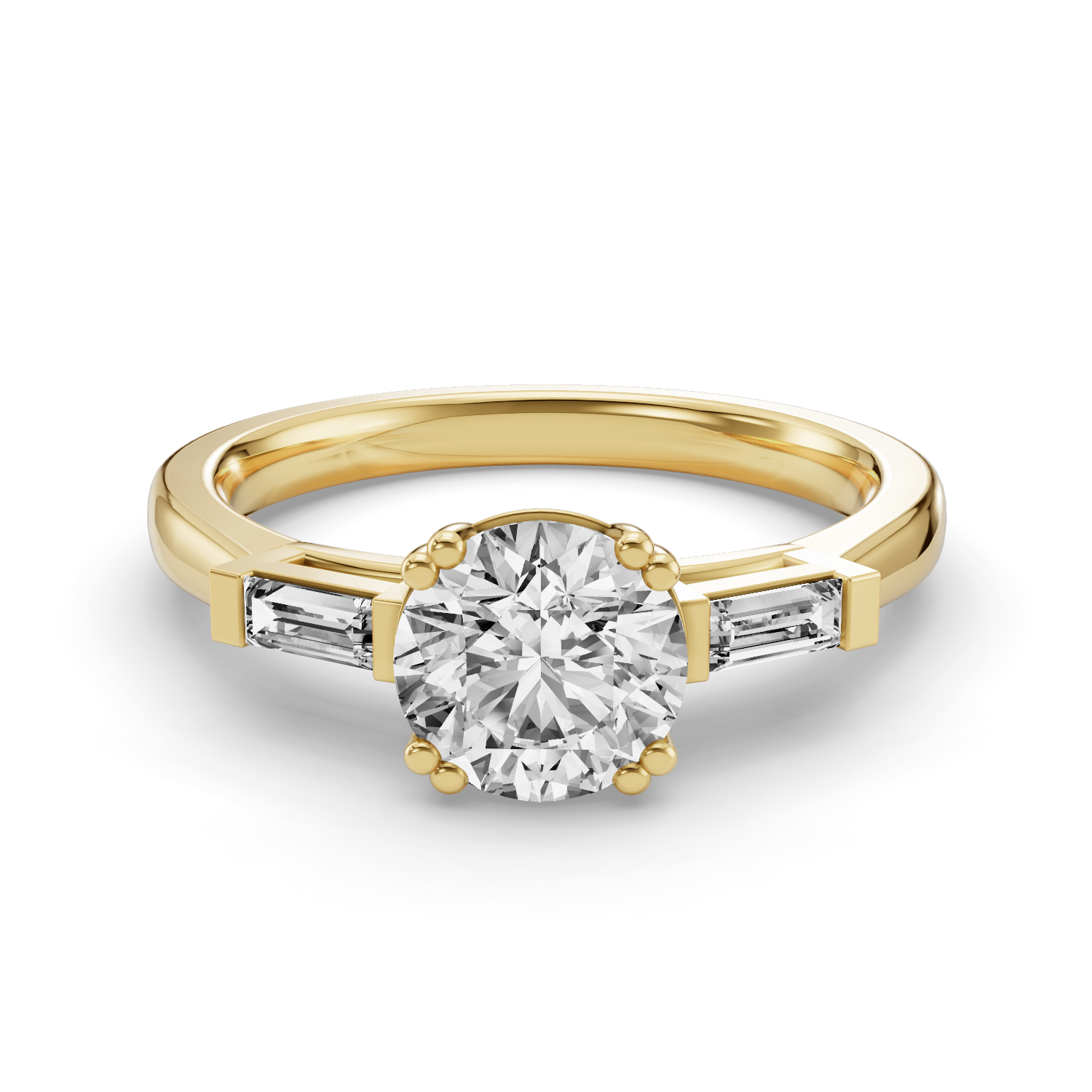 Our Forever Three Stone Engagement Ring